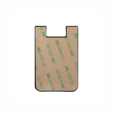 Adesivo porta cartão de silicone para celular