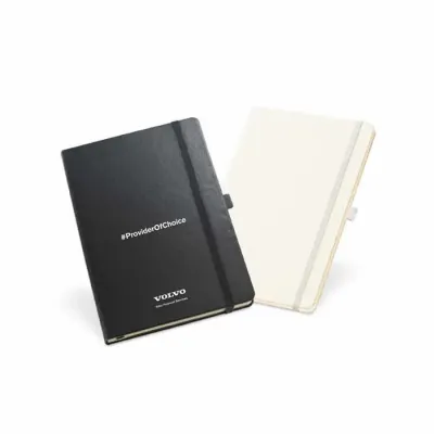 Caderno capa dura na cor preto e branco