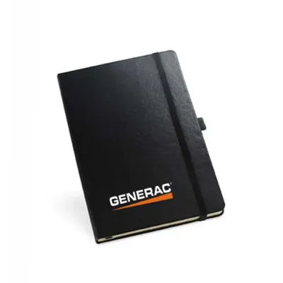 Caderno com fechamento em elástico