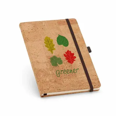 Caderno Capa Dura em Cortiça