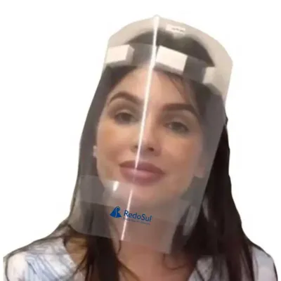 Máscara facial protetora reutilizável personalizada