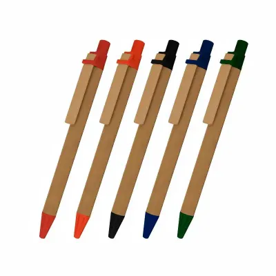 Caneta ecológica personalizada.
