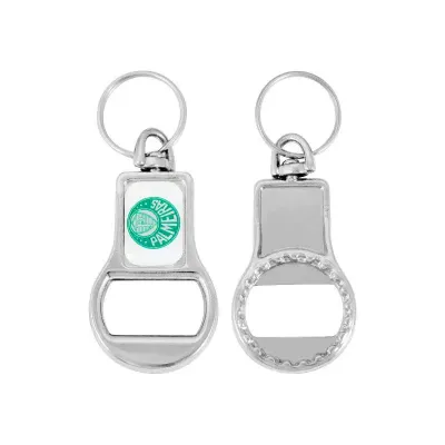 Chaveiro Metálico com Abridor de Garrafas