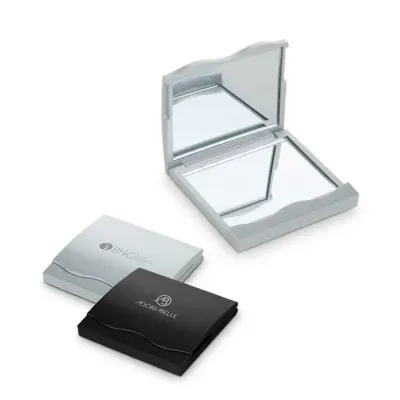 Espelho de maquiagem duplo personalizado