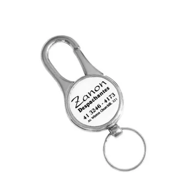 Chaveiro de metal personalizado com mosquetão