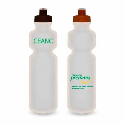 Squeeze Ecológico Fibra de Coco ou Madeira e Corpo Translúcido 750ml